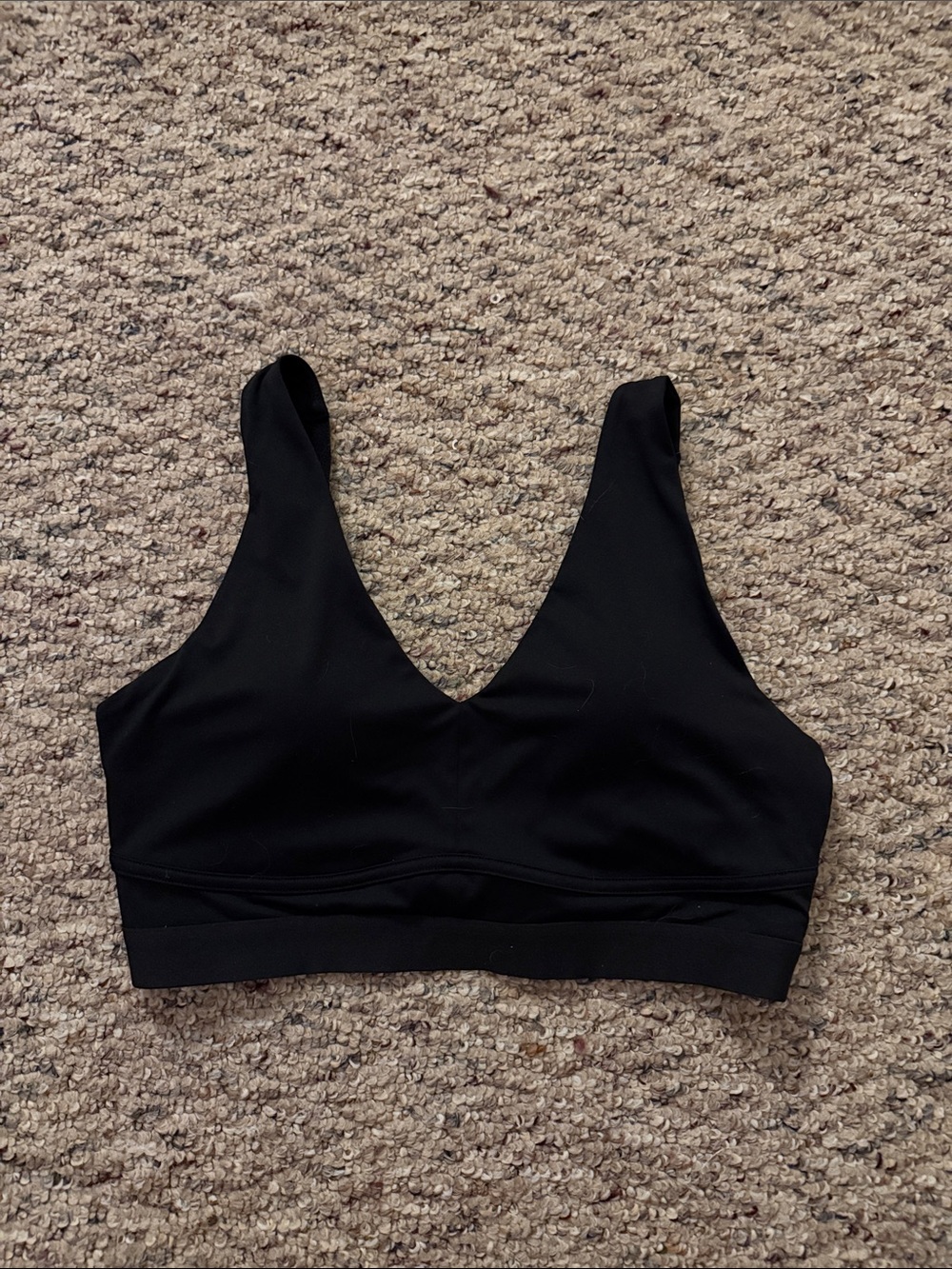 Black V-Neck Wireless Sports padded